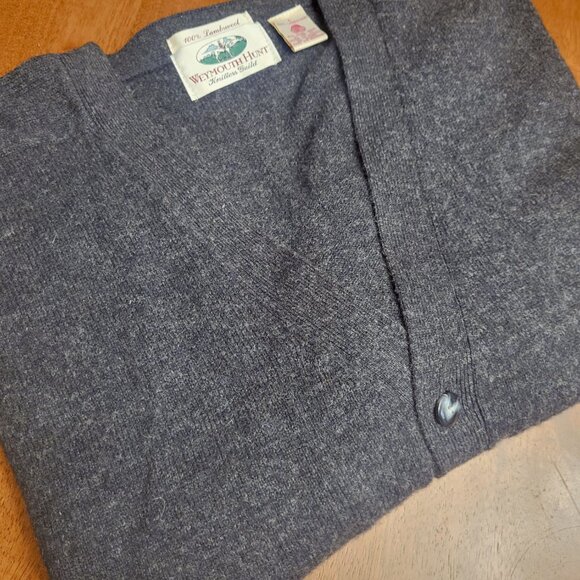 Weymouth Hunt ~ Sz L ~ Lambs’ Wool ~ Cardigan/Sweater ~ Excellent/New ConditIon - Picture 5 of 7